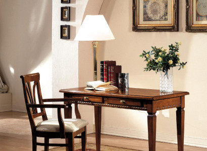 Table Desk Secretary Tables Italian Furniture Chair Set Office 2pcs Office