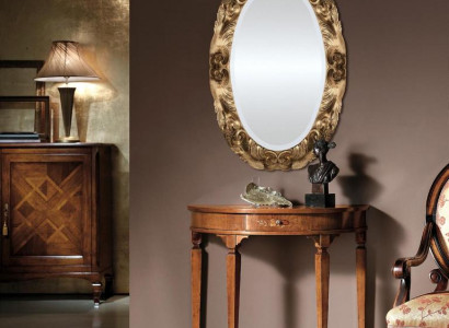 Consoles Table Chest of drawers with Mirror Luxury Furniture Set Console 2pcs. Made in Italy
