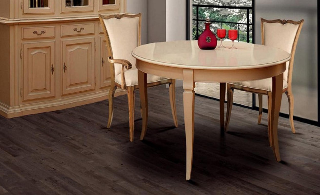 Dining room Tables Round Furniture Dining table Luxury Round Table Solid Wood Italy new