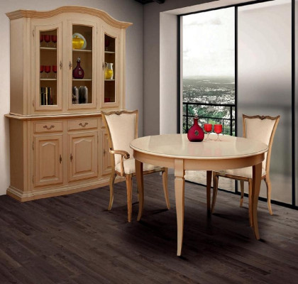 Dining room Tables Round Furniture Dining table Luxury Round Table Solid Wood Italy new