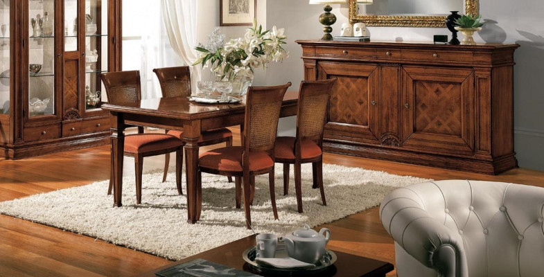 Luxury Italian Dining table Design Furniture Furnishings Tables Solid wood Table new