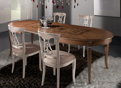 Dining room Set Dining set Classic r Real Wood 4-piece Set Chair Suite 4x Chairs