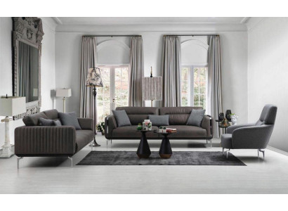 Sofa set Sofa Suite Sofas 3+3+1 Seater Armchair Modern Polyester Three-seater