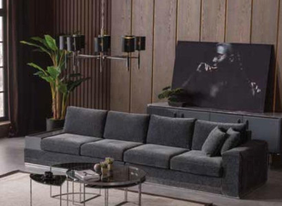 Four Seater Sofa Sofas 4 Seater Upholstery Living room Fabric Design Seat