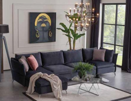 Corner sofa Couch Upholstery Furniture Living room Furnishings Living landscape new