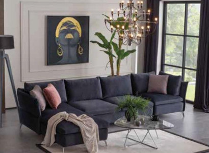 Corner sofa Couch Upholstery Furniture Living room Furnishings Living landscape new