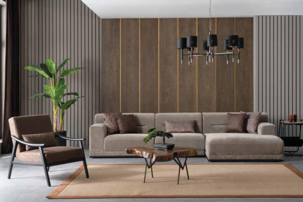 Italian Style Furniture Corner sofa Living landscape Corner sofa Upholstery Furniture