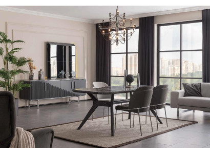 Luxury Dining room Table 200x94 Kitchen Modern Tables Wooden Table Furniture