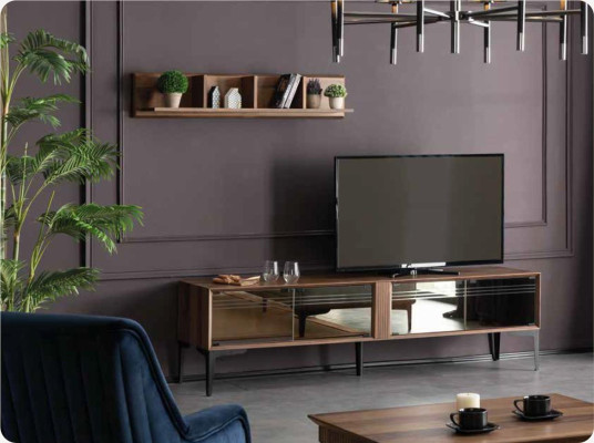 TV-cabinet Lowboard Chest of drawers Sideboard tv stand TV Wood Modern Design Table new
