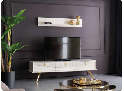 Chest of drawers TV cabinet lowboard shelves sideboard tv stand wall unit wood modern design