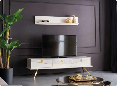 Chest of drawers TV cabinet lowboard shelves sideboard tv stand wall unit wood modern design