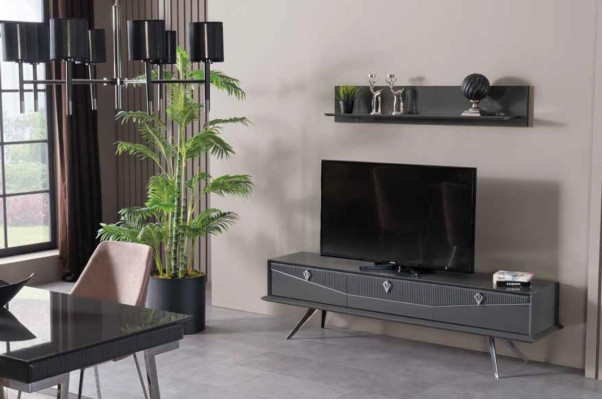 Chest of drawers TV cabinet lowboard shelves sideboard tv stand wall unit wood modern design