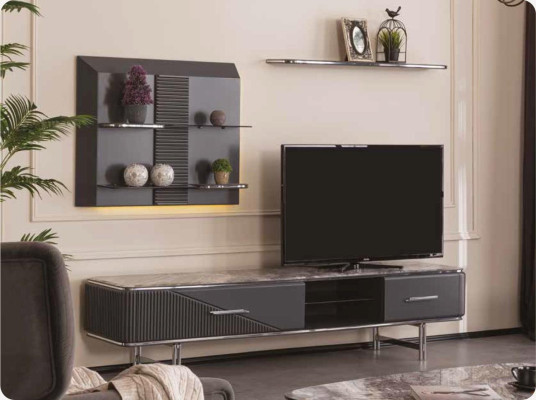 Lowboard TV cabinet Chest of drawers Table Luxury Sideboard tv Living room Chests of drawers Wood