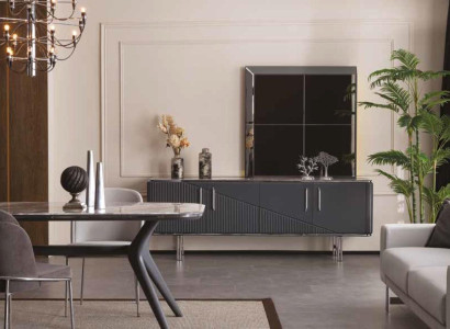 Sideboard Lowboard Chest of drawers Table Sideboard Luxury Living room Chests of drawers Wood