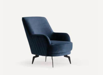 Armchair Single Seater Luxury 1 Seater Padded Fabric Modern Design Textile