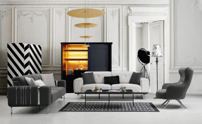 Sofa set Sofa Luxury Couch Set 3+3+1 Seat Sofas Armchair Fabric Design Furniture new