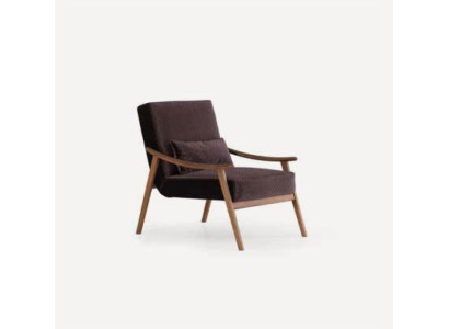 Armchair Single Seater Luxury 1 Seater Padded Fabric Modern Design Textile