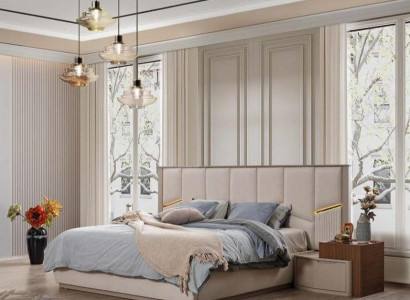exclusive s Double bed Upholstered beds Bedroom Modern Furnishings