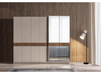 Stylish Wardrobe Modern Glass Cabinet Bedroom Cabinets