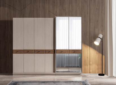 Stylish Wardrobe Modern Glass Cabinet Bedroom Cabinets