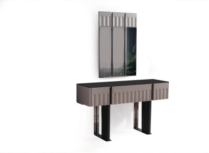 Elegant Bedroom Set Cosmetic Table Mirror Luxury Furniture 2-piece Furniture