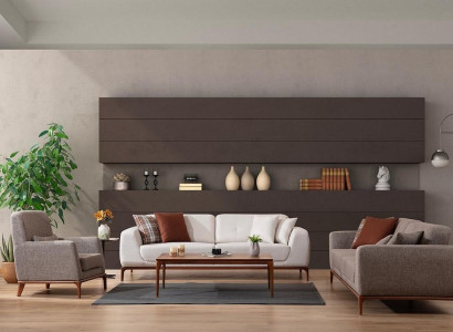 Sofa set sofa luxury 2x sofas 3 seater 1 seater modern 3-piece set modern