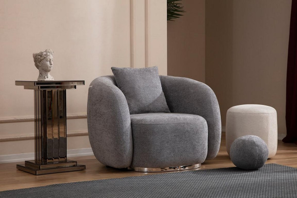 Armchair Design Couch Sofa Seater Textile Lounge Club Upholstery Luxury Seat Relax