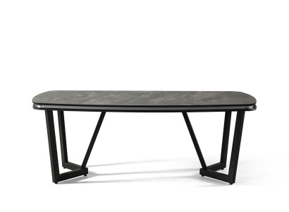 Modern Dining table Dining room Wood Dining Table Style Black Design