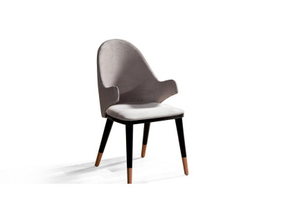 Stylish Chair Gray Color comfortable upholstered furniture for the dining room new