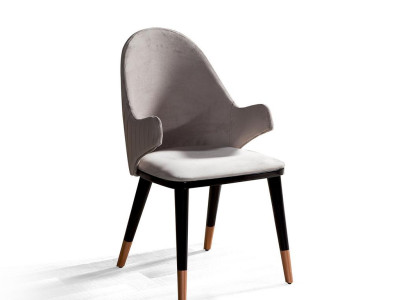 Stylish Chair Gray Color comfortable upholstered furniture for the dining room new