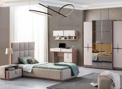 Modern Childrens room Furniture Designer Bed Desk Wall Cabinet new