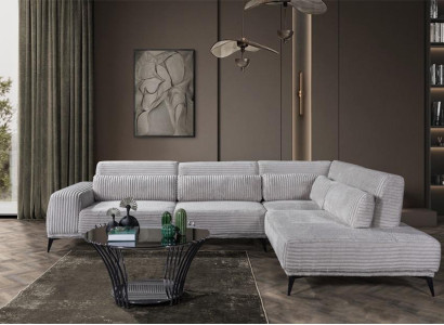 Stylish Corner sofa L-shape Luxury Living room Living landscape Sofas Couches