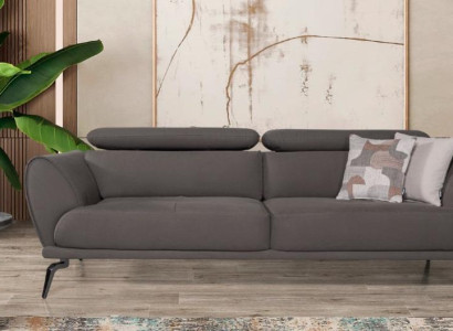 Brown Living room Sofa Designer Upholstery Couches Leather Sofas Wooden Frame