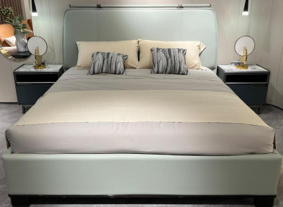 Luxury Bedroom Set Modern Double bed with 2x Bedside tables Design 3tlg.Complete