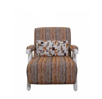 Multicolored Armchair Designer Seat Furniture Luxurious Upholstery Single Seater