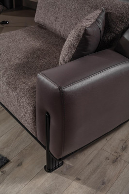 3-Seater Sofa Including Side table Comfort able Living room Couch