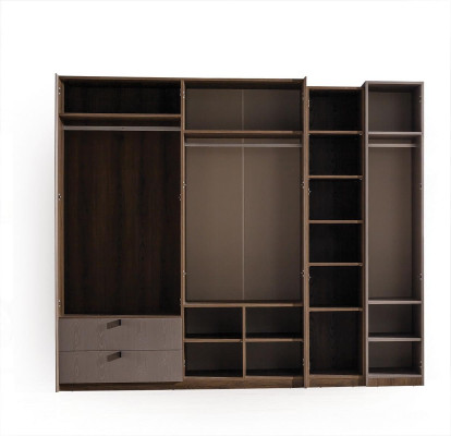 Beige Wardrobe Designer Bedroom Furniture Modern Furnishings