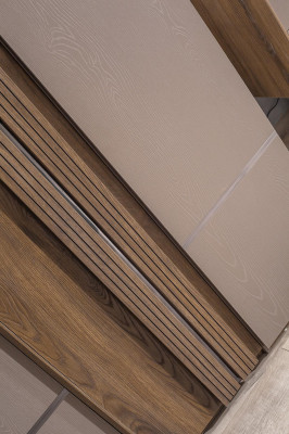 Beige Wardrobe Designer Bedroom Furniture Modern Furnishings