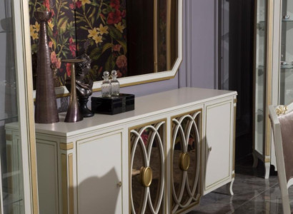 Sideboard Luxury Wood Sideboard Cabinets Living room Glass cabinet new