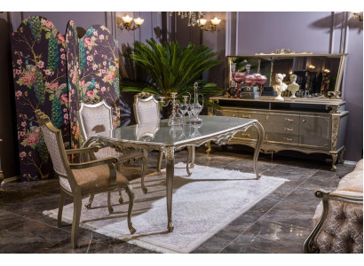 Dining room Dining table Chair Set Group Suite Table Tables Luxury 5pcs.