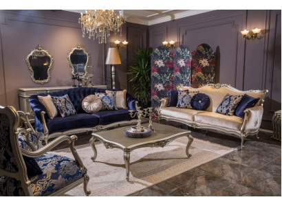 Complete Set Sofa set 3+2+1 Seat Sofas Coffee table Designer Sofa 4pcs