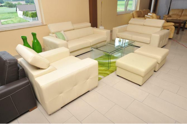 Sofa 3 Seater Design Sofas Upholstery Couches Leather Relax Modern three-seater
