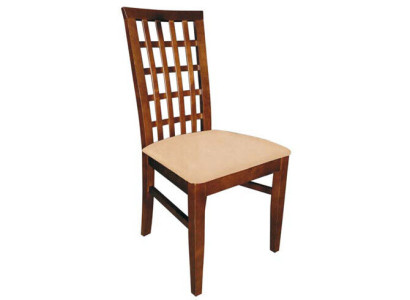 Set 4x Armchair Chair Designer Wood Textile Chairs Gastro Dining room Fabric Upholstery