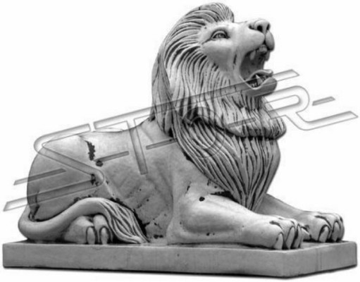 XXL lion figure garden terrace decoration decorative stone sculpture