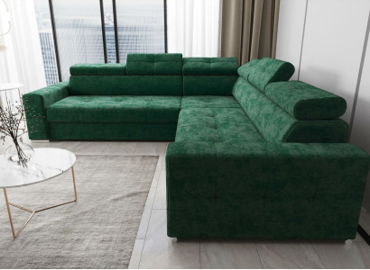 Living room Textile Leather Luxury L-shape Modern Corner sofa Couch Upholstery Sofas new