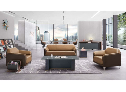 Living room Set Sofa set 3+1+1 Seater + Coffee table Design Sofa Couch