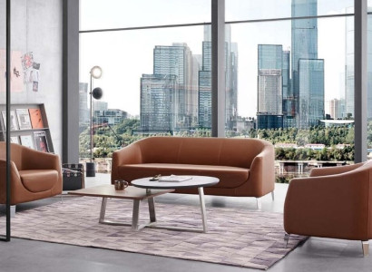 Living room Set Sofa set Suite Couch 3+1+1 Designer sofa Coffee table