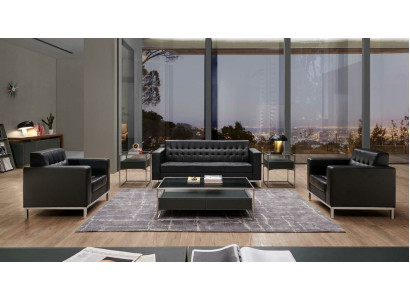 Living room Set Sofa set Couch Suite 3+2+1 Designer sofa Coffee table