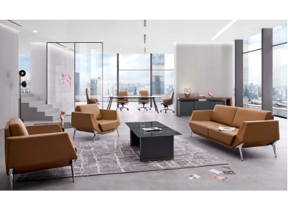 Living room Set Sofa set 3+1+1 Seater Table Coffee table Designer new 4pcs.
