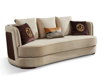 Living landscape sofa set 3+1+1 seater leather sofa couch suite